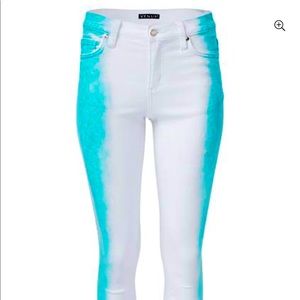 Tie Dye Stripe Jeans